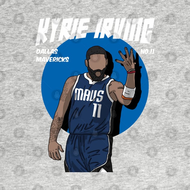 Kyrie Irving Comic Style Art by Luna Illustration